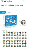 Juego De Dados De Acrílico Juego De Lectura Y Historias Para Mejorar La Lógica Y El Lenguaje Juego De Fiesta Para Adultos - details 2