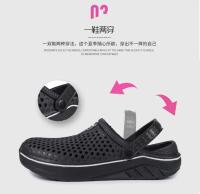 Zapatillas De Taconete Bajo Para Hombre Sandalias De Cierre Inyectado EVA Zapatos De Jardín Y Playa Para Verano Couplet - details 8