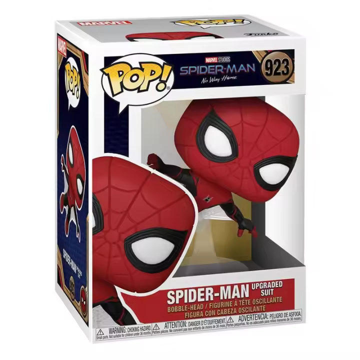 Funko Pop Spider Man Upgraded Suit Volando Marvel Spider-Man No Way Home #923 Figura Coleccionables - 1
