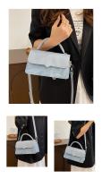 Bolso De Hombro Para Mujer Estilo Versátil 2025 Moda Texturizada Cuadrado Pequeño Bolsa De Mensajero Versátil Bolsa De Comercio - details 1