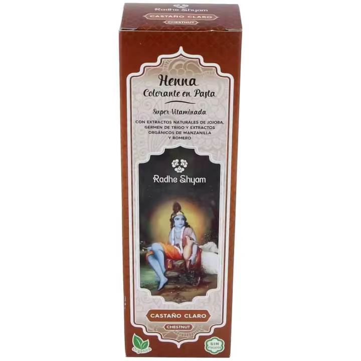Henna Pasta Castaño Claro Radhe 200 Ml - 1