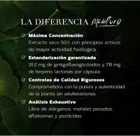 Tongil -GINKGO BILOBA en Cápsulas de 40 Unidades, 6500mg Estado Puro-Complemento alimenticio para Función Cognitiva y Memoria - details 1