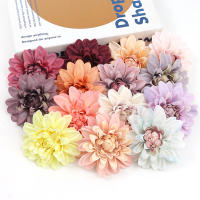 1/3/5Pcs Flores Artificiales De Seda Rosa Gran Tamaño Para Decoración De Hogar Bodas Accesorios De Coronas De Novia - details 8