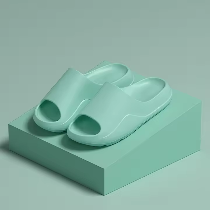 Chinelos Para Hombre Verano Interior Casa Antideslizantes Suela Gruesa Sandalias De Baño EVA Para Dormitorio Y Baño - 1