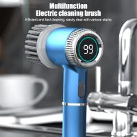 Cepillo De Limpieza Eléctrico Multifuncional Para El Hogar Cocina Y Baño Silencioso Cepillo De Poder Herramientas De Limpieza - details 0