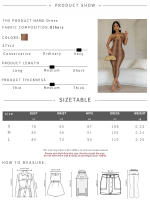 Vestido Bodycon De Mujer NIBBER Sin Mangas En Color Melocotón Y Negro Con Estampado De Encaje Alta Elasticidad Para Fiesta Trendy De Medio Calforne - details 0