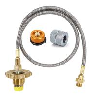 Adaptador De Tanque De Propano Para Estufa De Gas Al Aire Libre Línea De Conexión Para Camping Quemador Adaptador De Camión De Gas LPG Tubo De Conexión - details 0