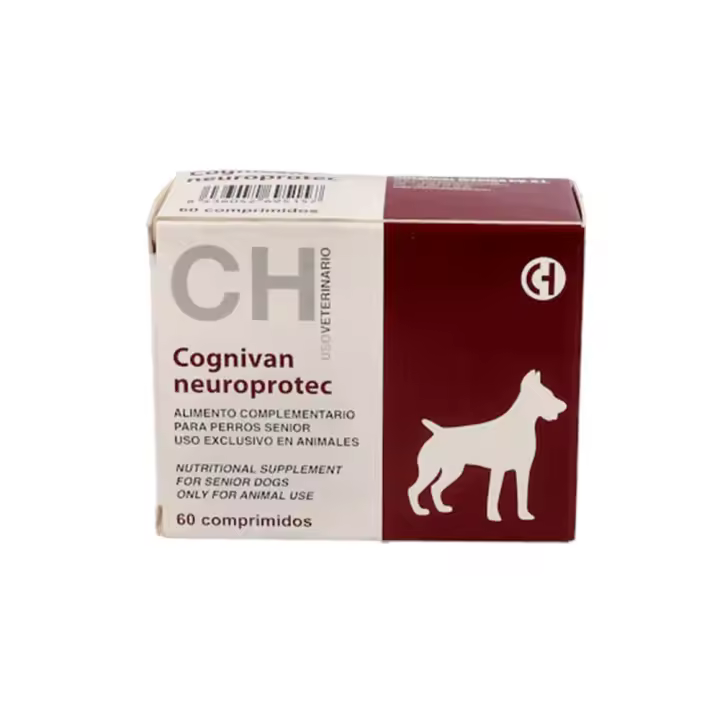 Cognivan neuroprotec 60 comprimidos suplemento natural diseñado para proteger la salud neuronal de perros Chemical Ibérica - 1