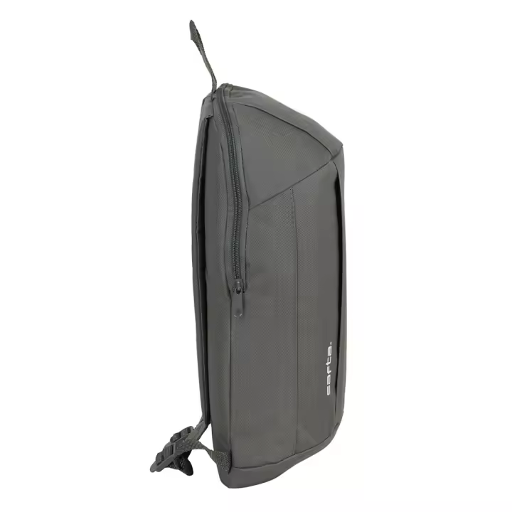 Mini Mochila Bolsillo Vertical Safta Gris Humo  (632030821) - 1