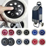 Ruedas De Carro De Compras 2Pcs Reemplazo De Rodillos Carro De Mano De 6.5 Pulgadas Diámetro Goma Espuma Antideslizante - details 0