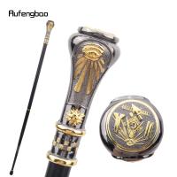 Bastón Decorativo De Totem Freemason Dorado Y Negro VG Para Cosplay Y Fiestas De Disfraz Longitud 36 Pulgadas Vintage-Inspired - details 3