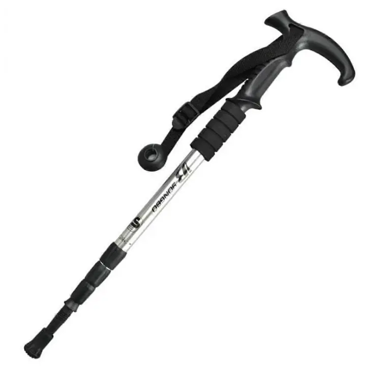 Bastones telescopópicos para senderismo, bastones de Escalada multitifción, Kit de supervivencia, bastones de trekking, accesorios para Exterior - 1