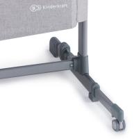 Kinderkraft NESTE UP Cuna Colecho para Bebé con Colchón, Cuna de Cabecera, Fácil ajuste de cama de padres, Ajuste de altura, Buena Circulación de Aire, Ruedas transportarás - details 6