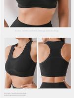 Soutien-gorge Push up Respirable Para Mujeres Deporte Running Yoga Fitness Transpirable Y Elástico Underwear Deportivo - details 14