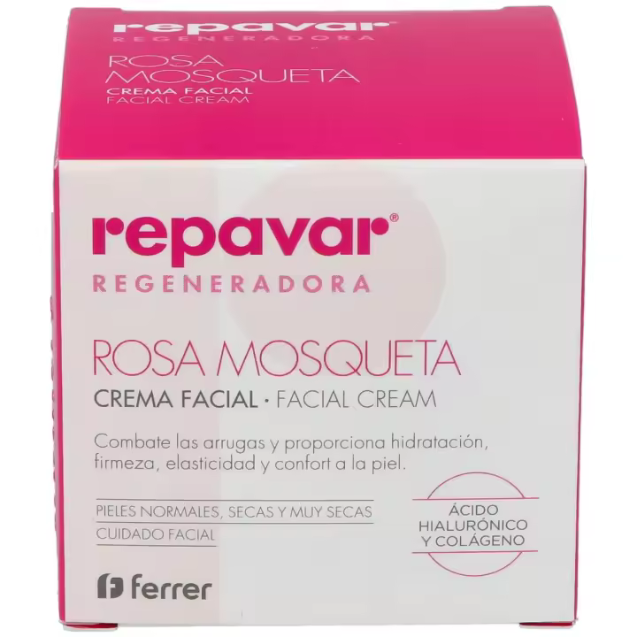 Repavar Regeneradora Crema Antiedad Rosa Mosqueta 50Ml - 1