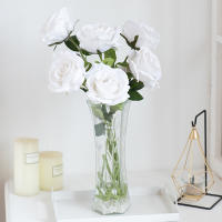 Rosa Artificial De Seda Largarama Para Decoración De Hogar Y Fiestas Regalo De Plantas Falsas Para Sala De Estar Y Boda - details 4