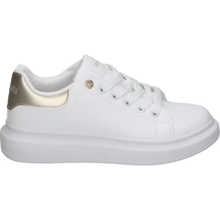 REFRESH | Zapatillas Bajas Refresh para Moda Joven – Deportivas en Color Blanco con Detalles en Dorado – Sneakers con Cordones – Estilo Casual – Cómodas y Versátiles – Modelo 172835 - 1