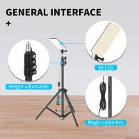 Lámpara De Trabajo LED Portátil Para Exteriores Con Trípode USB Luz De Camping Collapsible Spotlight SMD Telescópico Para Picnics En El Exterior - details 6
