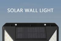 Lámpara De Pared Solar Exterior Con Sensor De Movimiento PIR 100LED Luz Solar Para Jardín Y Courtyard Iluminación De Calle Auto Contenida IP65 ABS - details 0