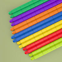 Juguetes De Rompecabezas Para Niños DIY Bloques De Plástico Juguetes Educativos Para La Infancia Temprana Material PP - details 1