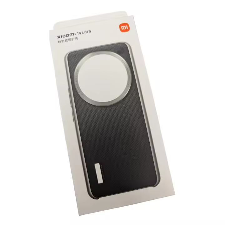 For Xiaomi 14 Ultra Cona Skin Protective Case Camera Protect Frosted Shield PC & Leather Hard Back Cover For Xiaomi Mi 14 Ultra - 1