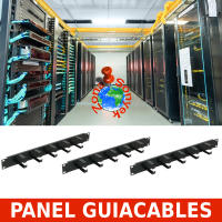 Panel guiacables 5 estribos anillas. Organizador de cable para racks 19 pulgadas. 1U de altura. TRICOM - details 2