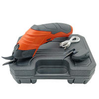 Tijeras Eléctricas Portátiles De Corte De Telas Máquina De Corte De Papel Y Cuero Alfombras Plásticos Trimmer Clipper - details 1