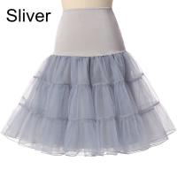Free Short Organza Petticoat Crinoline Para Vestidos De Boda Vintage Y Rockabilly underneath El Tutú De Halloween Material Lycra Origin Mainland China - details 16