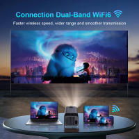 HY320mini Proyector 4K para Android - Enchufe UE, 720P Nativo, 280 Lúmenes ANSI, WiFi6, Pantalla Portátil con Calidad de Cine y Control Remoto - details 4