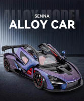 McLaren Senna Supercar Modelo a Escala 1:24 En Metal Con Sonido Y Luz Vehículo De Acción Para Coleccionistas Y Niños Regalo De Cumpleaños - details 0