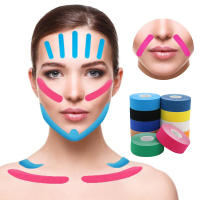Cinta De Kinesiología Para Rostro 2.5CM*5M V Line Elevador De Pecho Y Ojos Eliminador De Arrugas Herramienta De Cuidado De La Piel - details 1