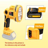 Lámpara LED 12W Con Puerto USB Para Iluminación De Emergencia Al Aire Libre Compatible Con Baterías Dewalt 14.4V 18V 20V DCB140 DCB181 DCB200 - details 4