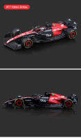 Modelo De Carrera F1 Alfa Romeo 1:43 Burago Adorno Para Niños Juguete Colección Metal Sin Batería Regalo De Navidad Bottas 77# - details 9