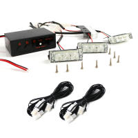 Luz De Advertencia Estroboscópica Frontal Para Coche 12V LED Luz De Señal De Emergencia Policial Con Luz De Día Potencia Alta Material Plástico - details 2