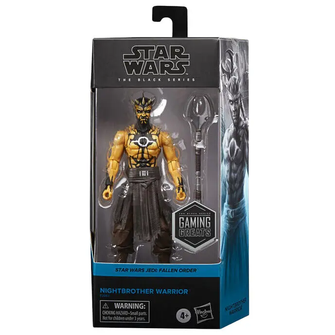 Figura Nightbrother Warrior Jedi Fallen Order Star Wars 15cmFigura  Coleccionable - Idea de Regalo- Mercancia Oficial - Juguetes para Niños y Adultos - Movies Fans - Muñeco para Coleccionistas y Exposición - 1