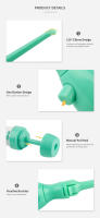 Limpia Dientes Portátil Flosser Dental Irrigador Oral Con Agua Aire Para Limpieza Profunda De Encías Y Dientes Máquina De Lavar La Boca - details 4