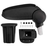 vidaXL Reposabrazos para coche ABS negro coche Adecuado para Opel astra g (1998-2004),  Fiat grande punto (2006) Alfa romeo mito (2008) fiat linea (after 2007),  Lada kalina i ii (2012-2018) Lada granta (2012-2018) y mas - details 5