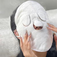 Mascarilla De Cuidado De La Piel Toalla Caliente De Algodón Comprimido Húmedo Toalla De Cara Vaporizada Que Abre Los Poros Herramienta De Belleza Facial - details 1