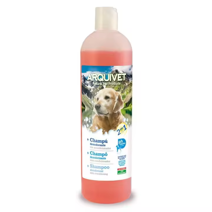 Champú para Perros  Desodorante 2 en 1 750 Ml - Suavizante y Ph Neutro Arquivet - 1