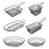 Cesta De Freír Para Cocina Herramienta De Cocina Red De Malla Para Patatas Fritas Y Chips Contenedor De Almacenamiento De Alimentos Con Mango Para BBQ Francés En Casa - details 22