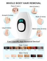 Dispositivo De Eliminación De Vello IPL 990000 Pestañas Láser Para Mujeres Eliminador De Vello Permanente Para Cuerpo Bikini Y Facial - details 23