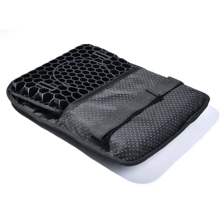Almohadilla De Silla De Motocicleta Gel Honeycomb Malla 3D Cómoda Absorbente De Choque Alivio De Presión Transpirable - 1