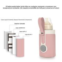 3 Temperature adjustable Bebe Botella más Caliente, ble Coche de viaje Botella ventilador USB leche Caliente Keeper Bebe Botella - details 1