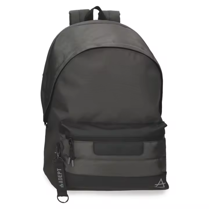 Mochila porta ordenador Adept Dmas dos compartimentos 44cm antracita - 1