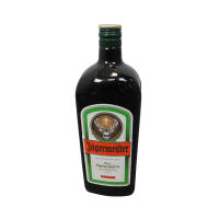 BOTELLA GIGANTE DECORATIVA DE CRISTAL Jägermeister - Verde 11x32x9,5cm - SpazioLuzio - details 2