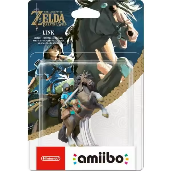 Amiibo Nintendo Link Jinete - Coleccion The Legend of Zelda Breath of the Wild Nuevo Precintado Envio en menos de 24 horas - 1