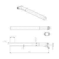 Poste De Silla De Bicicleta EVOSID De Carbono 27.2/31.6mm Longitud 400mm Negro Mate Para MTB Y Carrocería De Bicicleta Piezas De Bicicleta - details 0