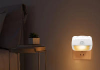 Lámpara Nocturna LED Con Sensor De Movimiento EU US Enchufe Para Pared Dusk to Dawn Ajustable Para Dormitorio Toilet Hallway Kitchen - details 0
