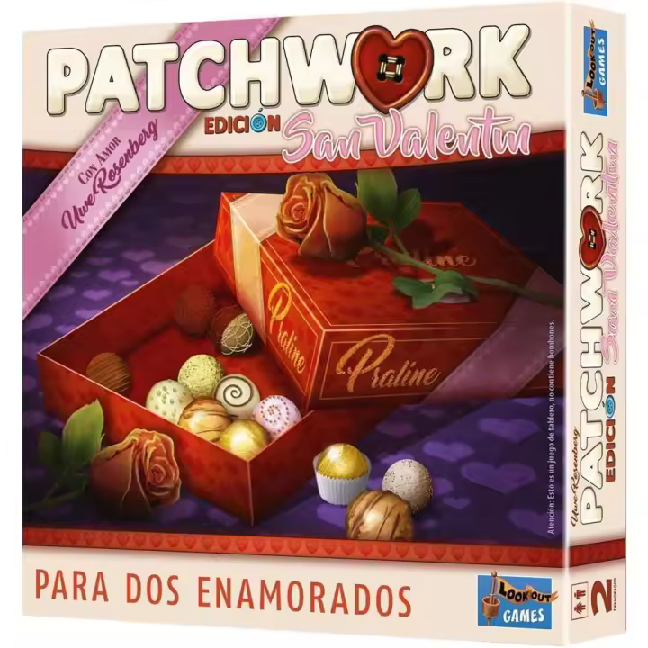 Lookout Spiele - Lookout Games Patchwork San Valentín - Juego de Mesa en Español - 1
