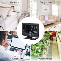 Nuevo Medidor De Temperatura Y Humedad Digital Para El Hogar Con Pantalla LCD Estación De Clima Con Sensor Térmico Y Higrómetro - details 1